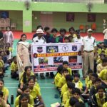 Epistemo students participating in a Road Safety Workshop with local traffic police.