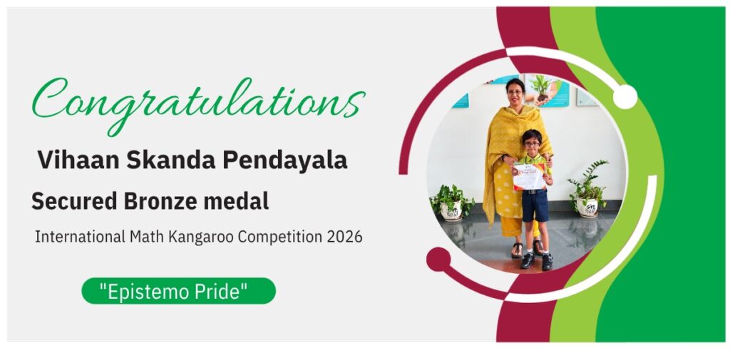 A big congratulations to Vihaan Skanda Pendayala