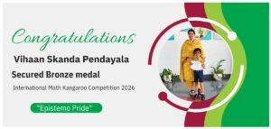 A big congratulations to Vihaan Skanda Pendayala
