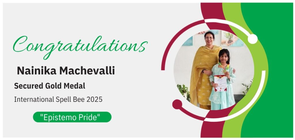 Nainika Machevalli of Grade 4