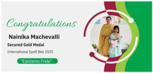 Nainika Machevalli of Grade 4