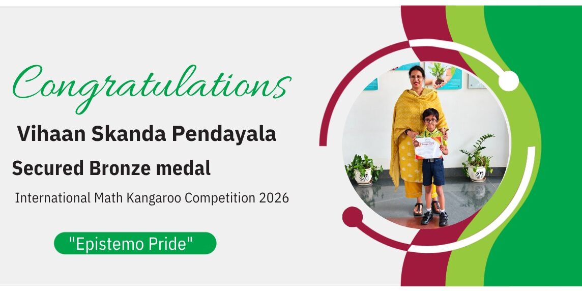 A big congratulations to Vihaan Skanda Pendayala