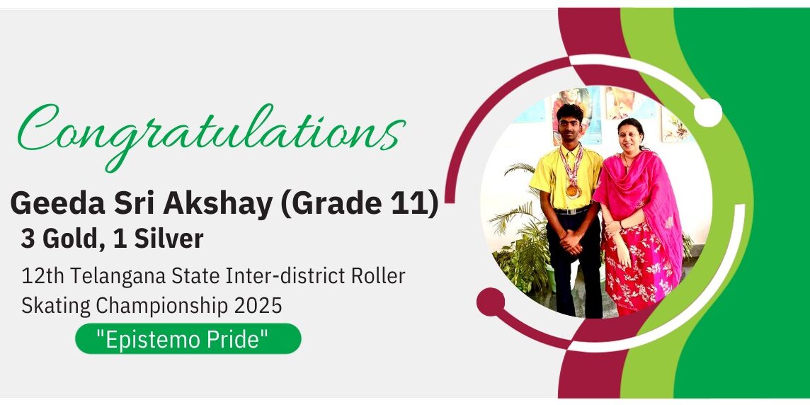 Geeda Sri Akshay of Grade 11