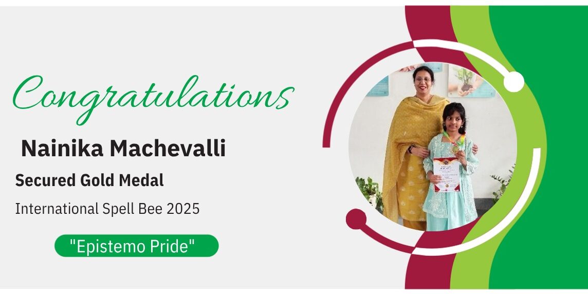 Nainika Machevalli of Grade 4