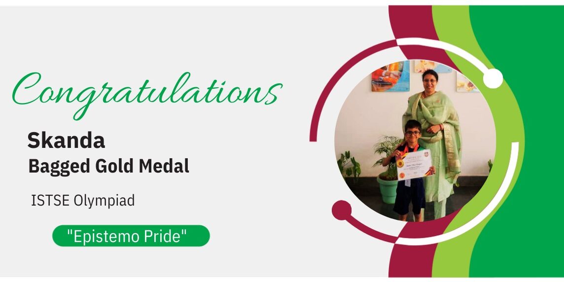 Rank - 17 and proudly earned a Gold Medal in the ISTSE Olympiad exam